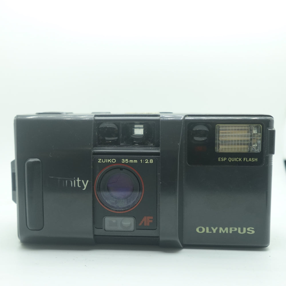 Used Olympus Infinity 35mm Point and Shoot Camera | Black | U8