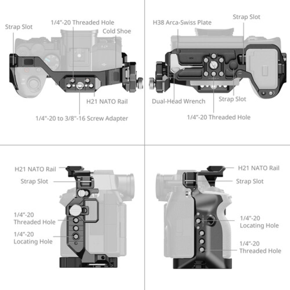 SmallRig HawkLock Cage Kit for Sony a7V, a7R V & a7 IV