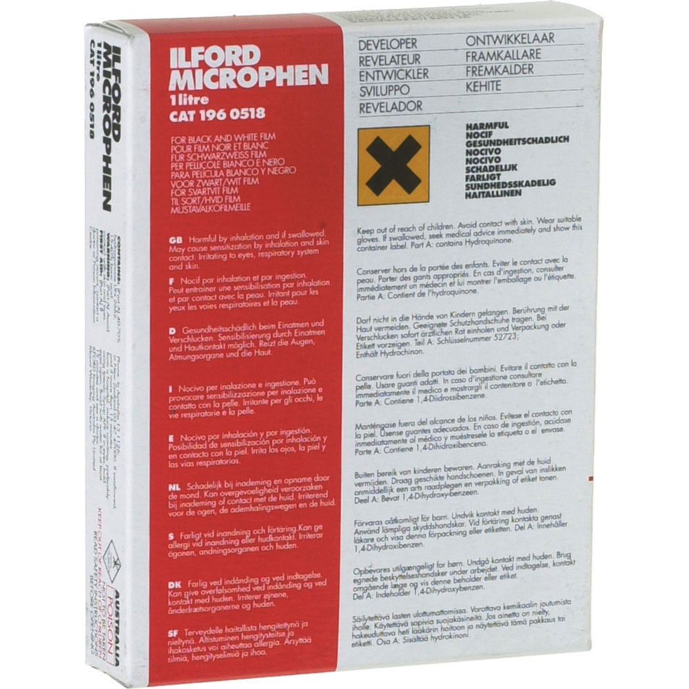 Ilford Microphen Powder Developer for Black & White Film | Makes 1 Liter