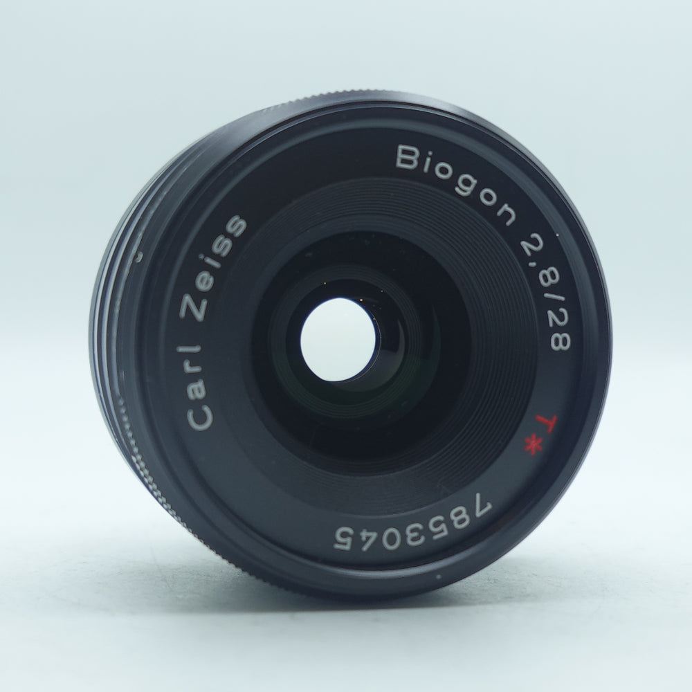 Used Contax Zeiss Biogon 28mm f/2.8 T* G-Mount Rangefinder Lens | Black | U8