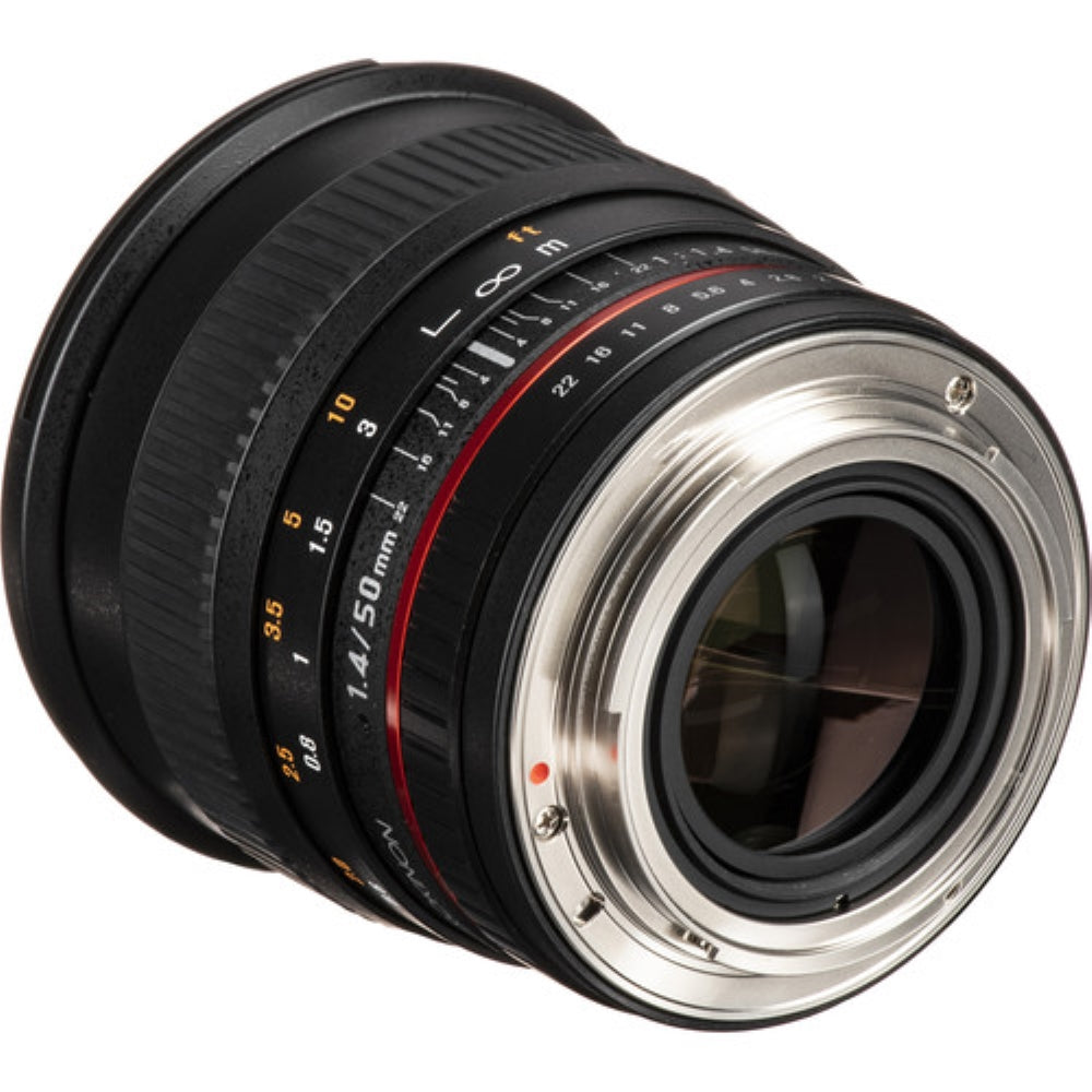 Rokinon 50mm F/1.4 UMC Lens for Canon EF Mount