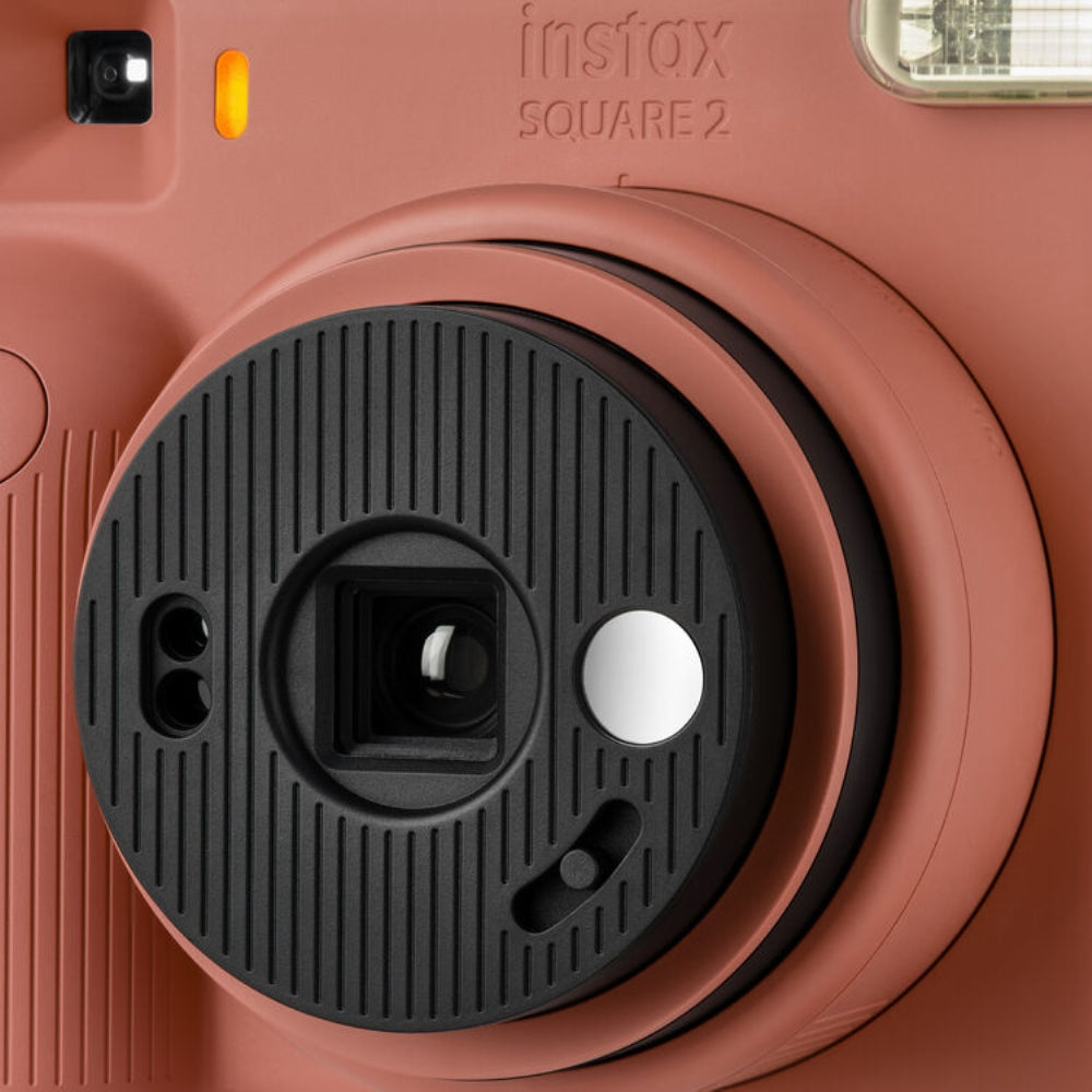 FUJIFILM instax SQUARE 2 Instant Film Camera | Brick Red