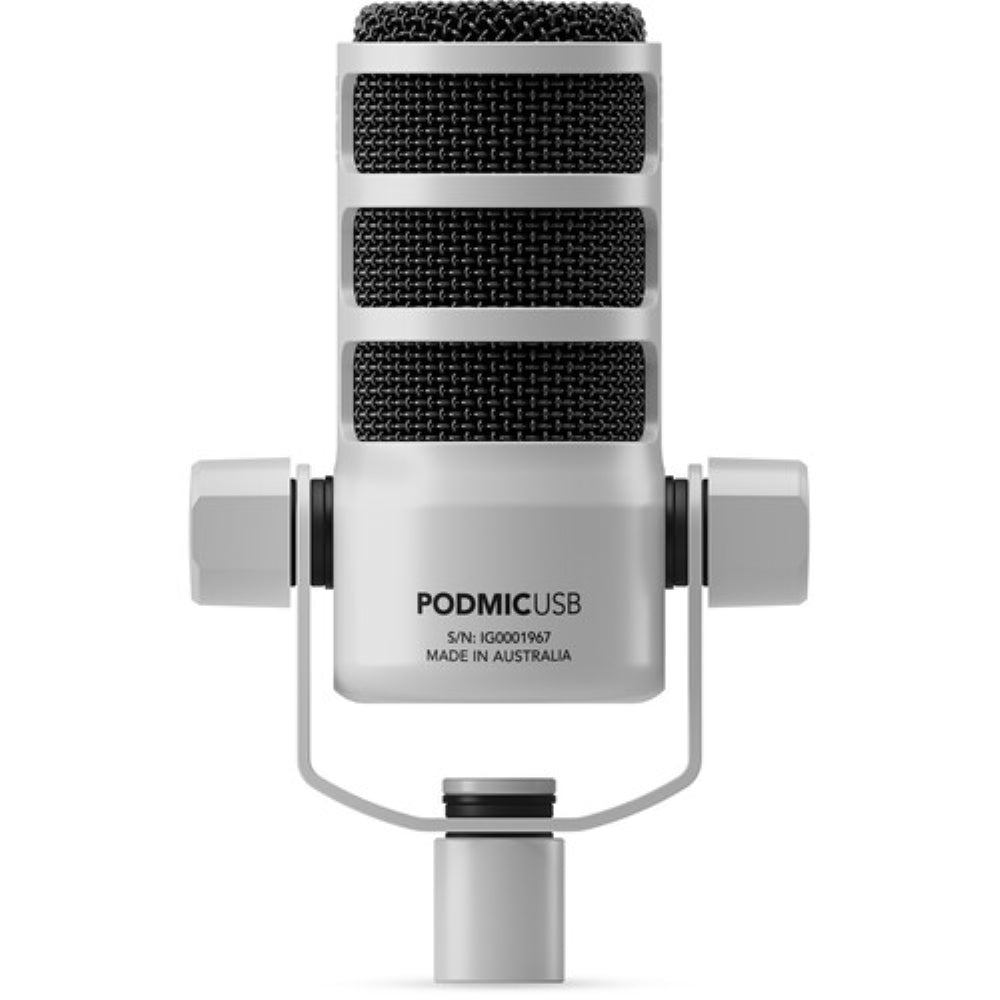 RODE PodMic USB and XLR Dynamic Broadcast Microphone | White