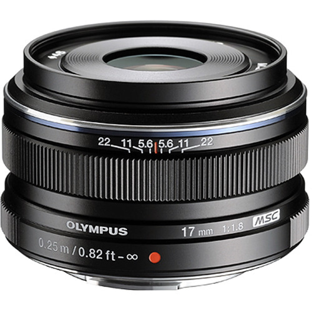 Olympus M Zuiko Digital 17mm f/1.8 Lens | Black