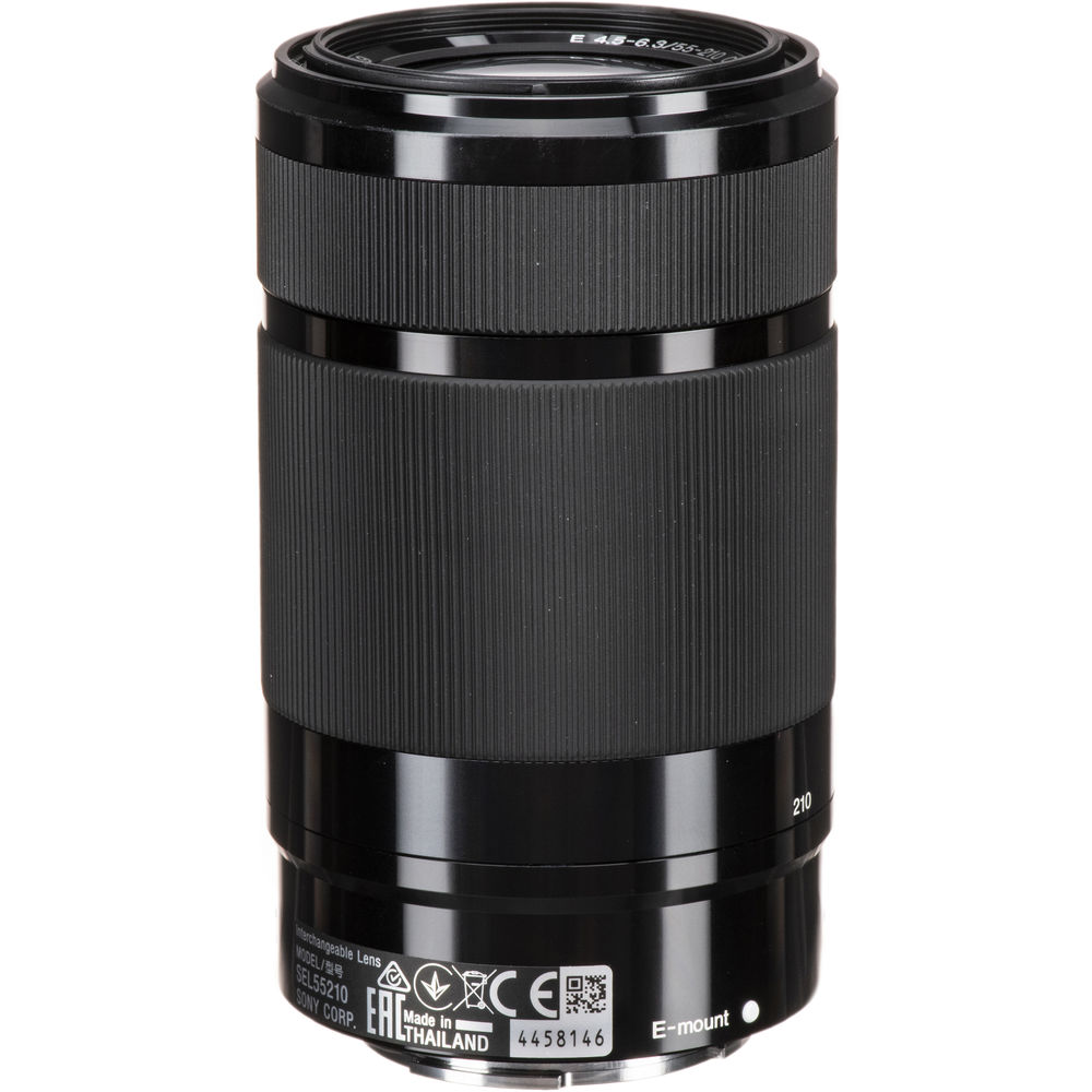 Sony 55-210mm  f/4.5-6.3 OSS Telephoto E-Mount Lens | Black