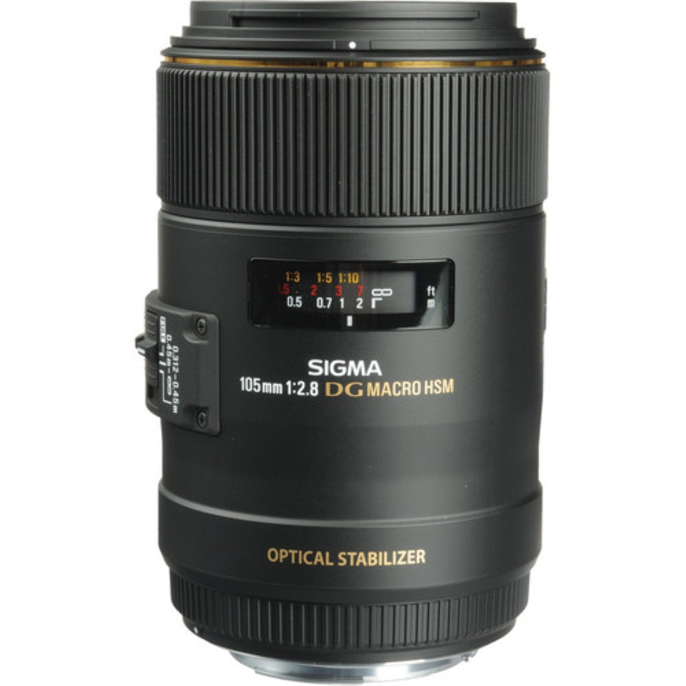 Sigma 105mm f/2.8 EX DG OS HSM Macro Lens for Canon EF Mount