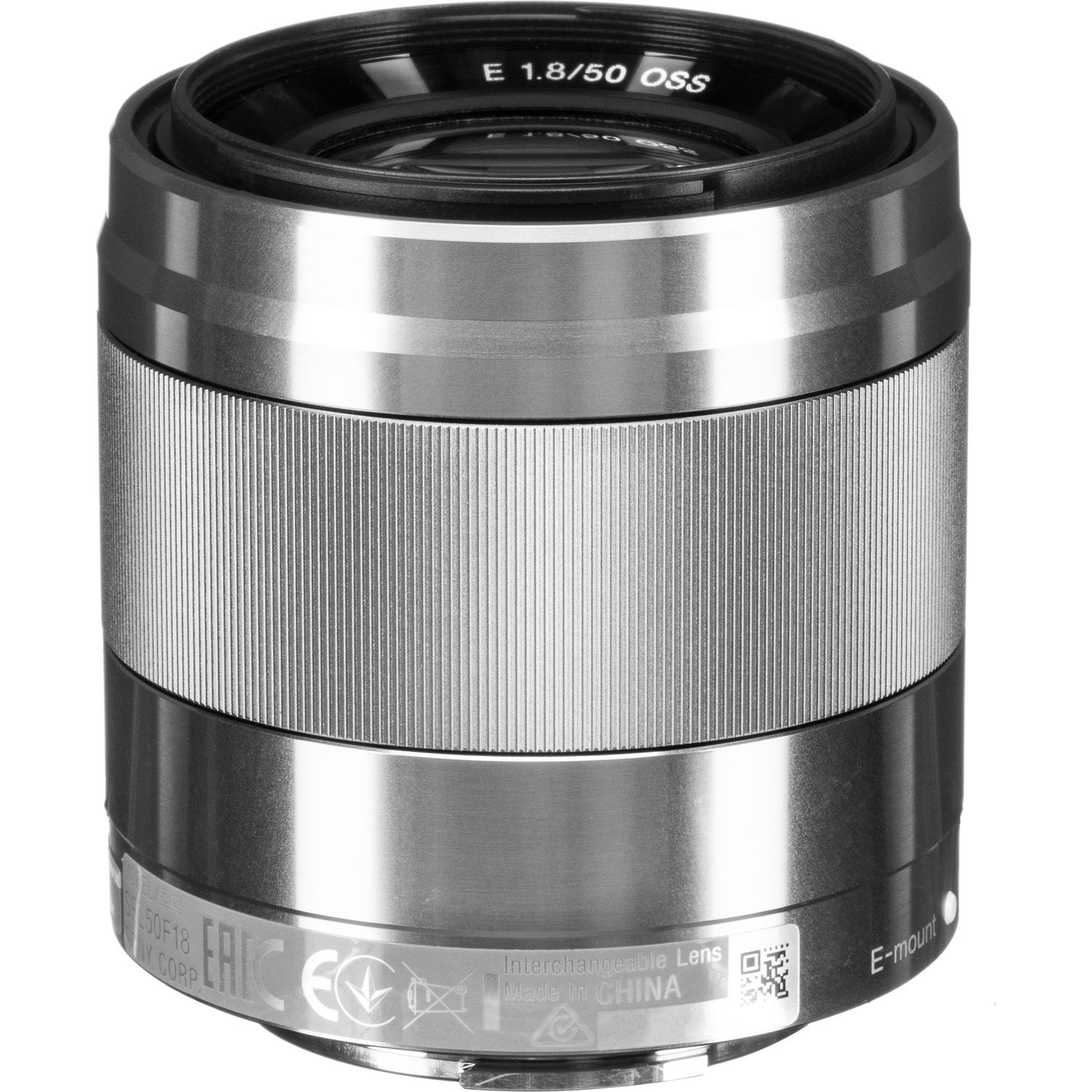 Sony E 50mm f/1.8 OSS Lens | Silver