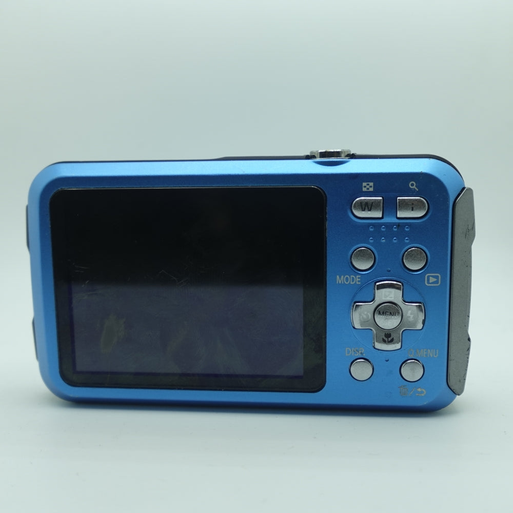 Used Panasonic Lumix DMC-TS25 Digital Point and Shoot Camera | BLUE | U8