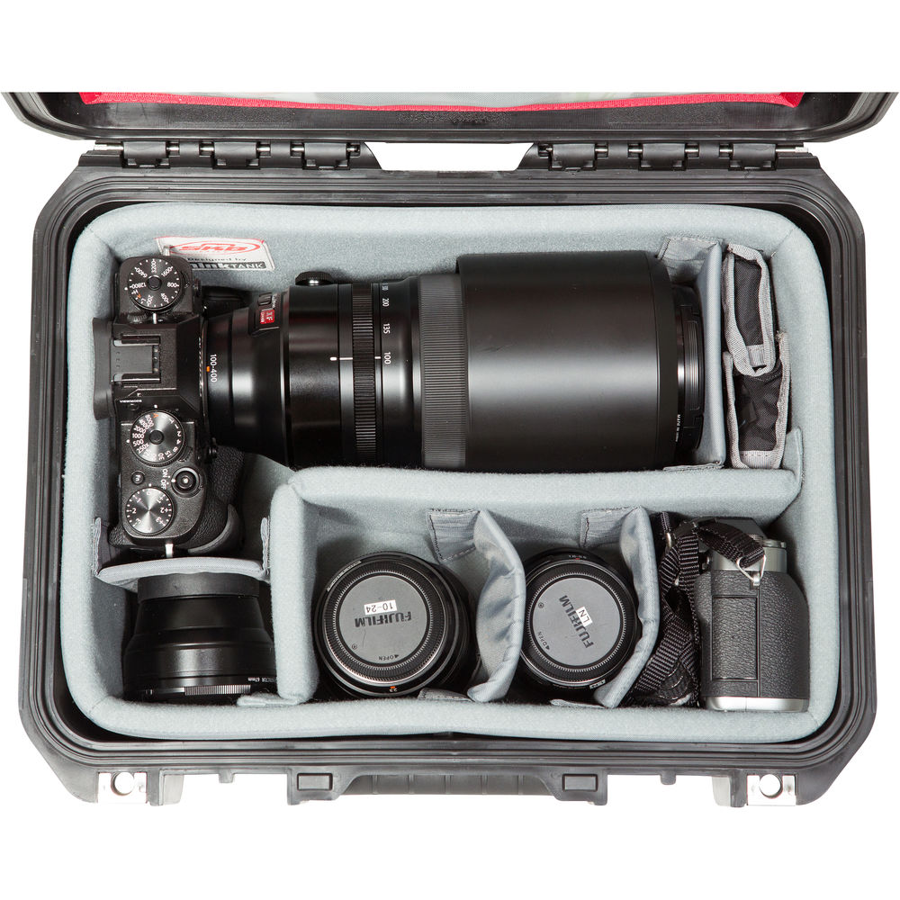 SKB iSeries 1309-6 Case with Think Tank Photo Dividers & Lid Foam | Black