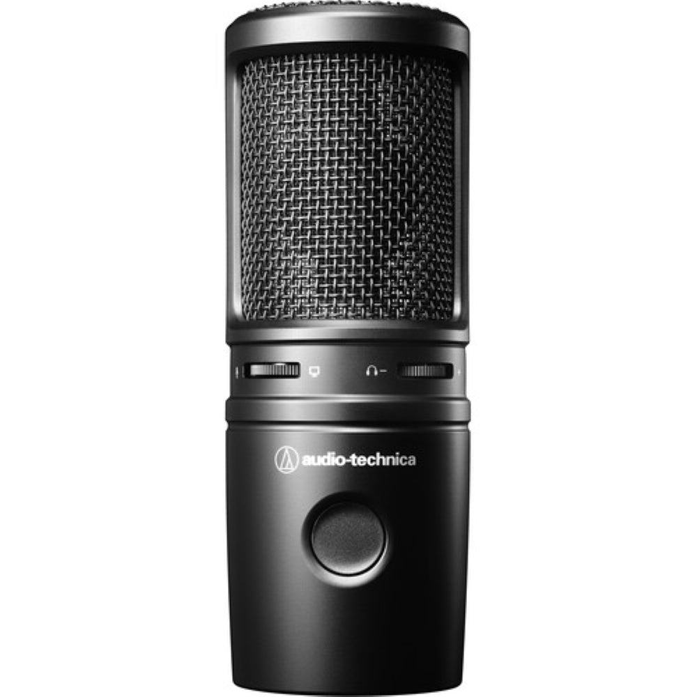 Audio-Technica AT2020USB-X Cardioid Condenser USB Microphone Bundled with Microphone Arm + Wind Screen Pop Filter + Cleaning Cloth (4 Items)