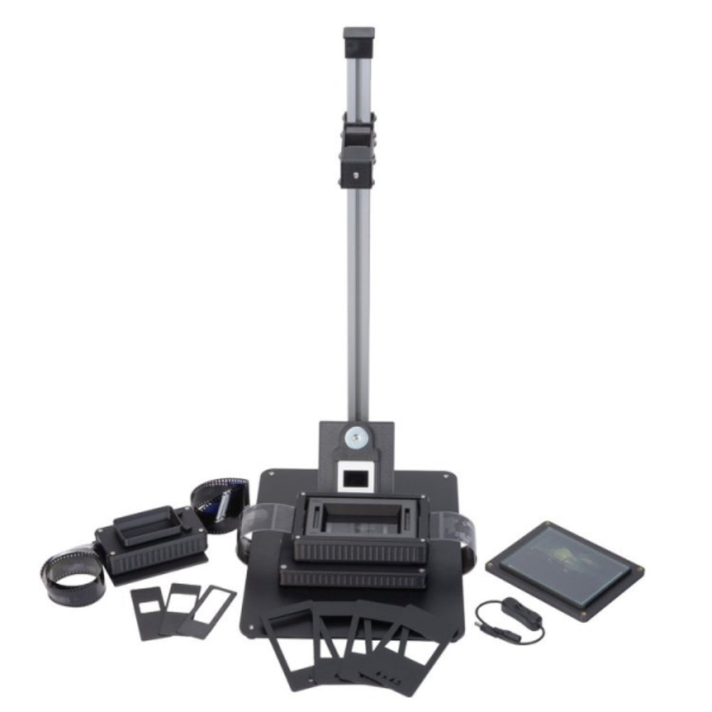Negative Supply Enthusiast Plus Kit for 35mm, 120, and 4 x 5" Film Scanning with Basic Riser XL