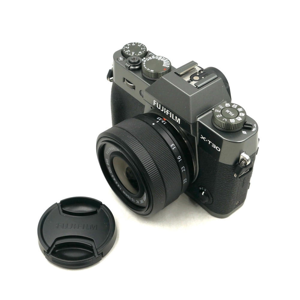 FUJIFILM X-T30 III Mirrorless Digital Camera with XC 13-33mm Lens | Charcoal Silver  **OPEN BOX**
