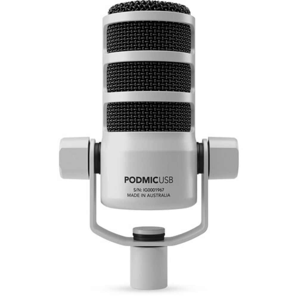 RODE PodMic USB and XLR Dynamic Broadcast Microphone | White