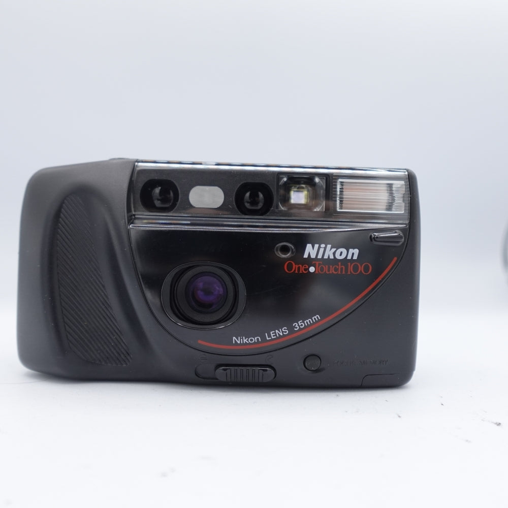 Used Nikon One Touch 100 35mm Point and Shoot Camera | Black | U7+