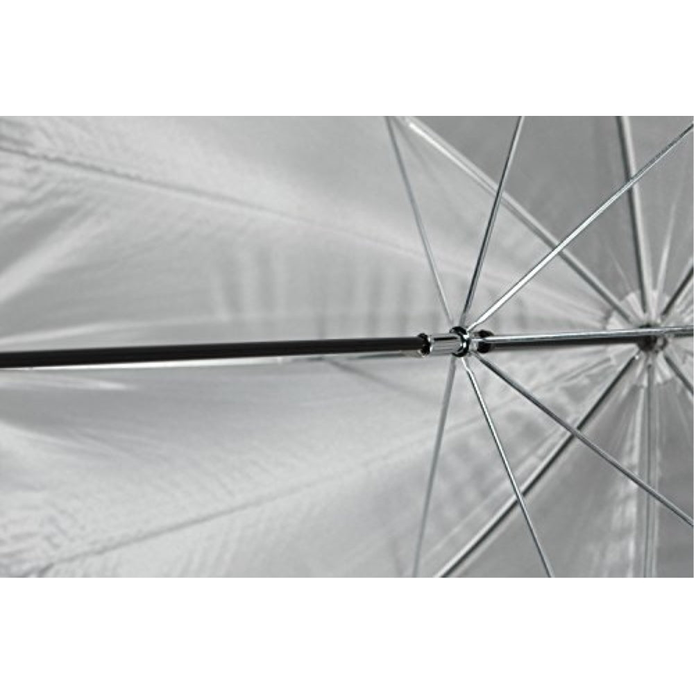 Westcott 32-Inch Optical White Satin with Removable Black Cover Umbrella