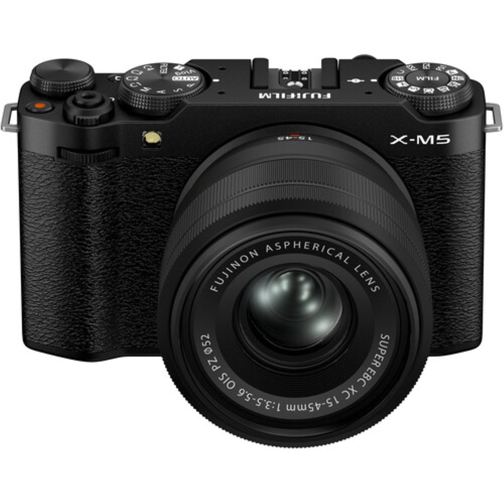 FUJIFILM X-M5 Mirrorless Camera with XC 15-45mm f/3.5-5.6 Lens | Black