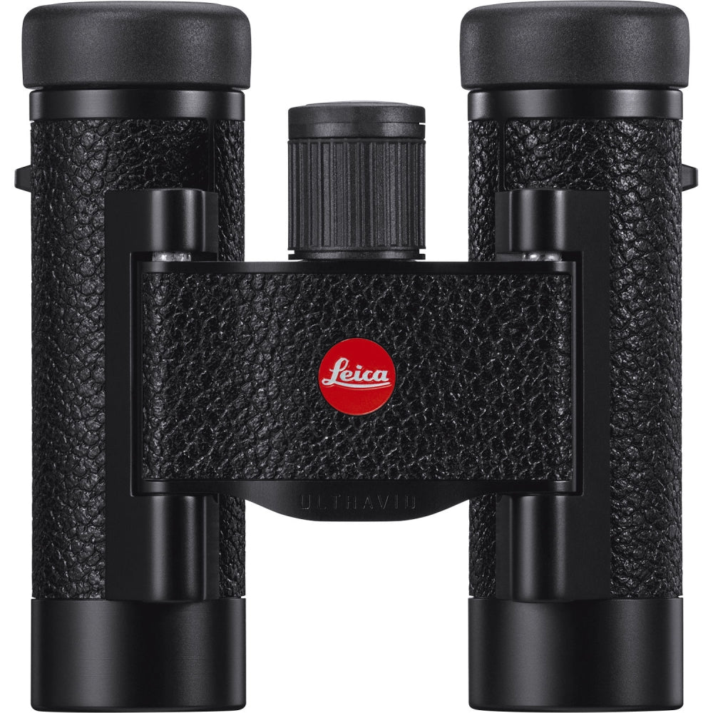 Leica 8x20 Ultravid Blackline Binoculars | Black with Black Leather