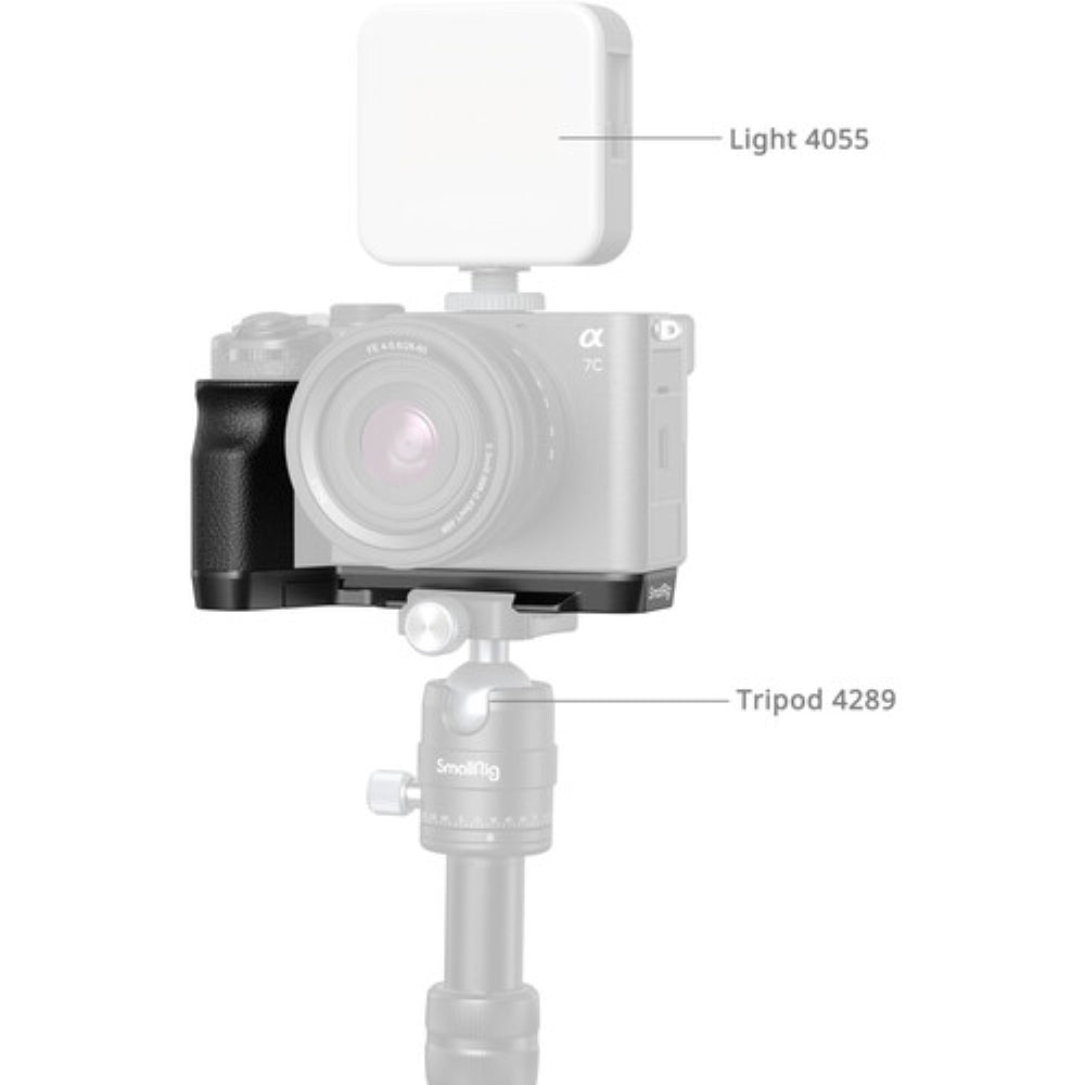 SmallRig L-Shape Mount Plate with Silicone Handle for Sony a7C II & a7CR