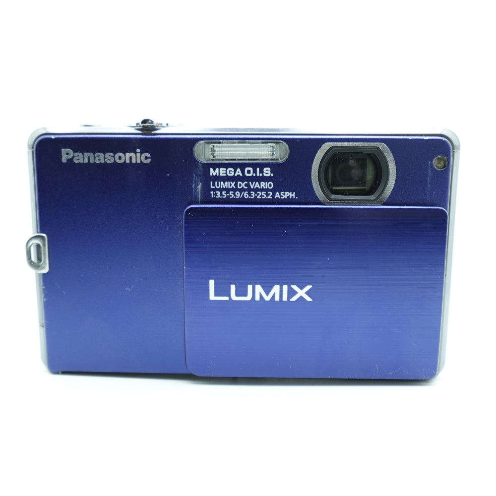 Used Panasonic Lumix DMC-FP3 Digital Point and Shoot Camera | Blue | U7