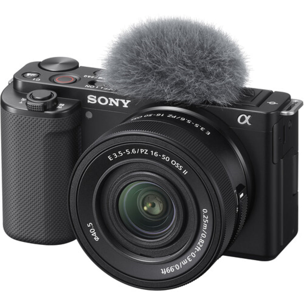 Sony ZV-E10 Mirrorless Camera with 16-50mm f/3.5-5.6 II Lens | Black