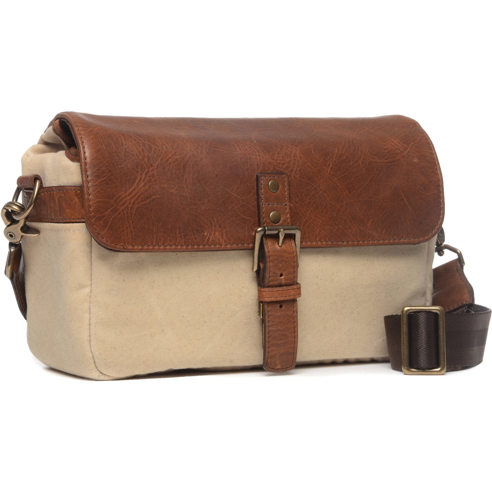 ONA Bowery 50/50 Camera Bag | Natural/Antique Cognac