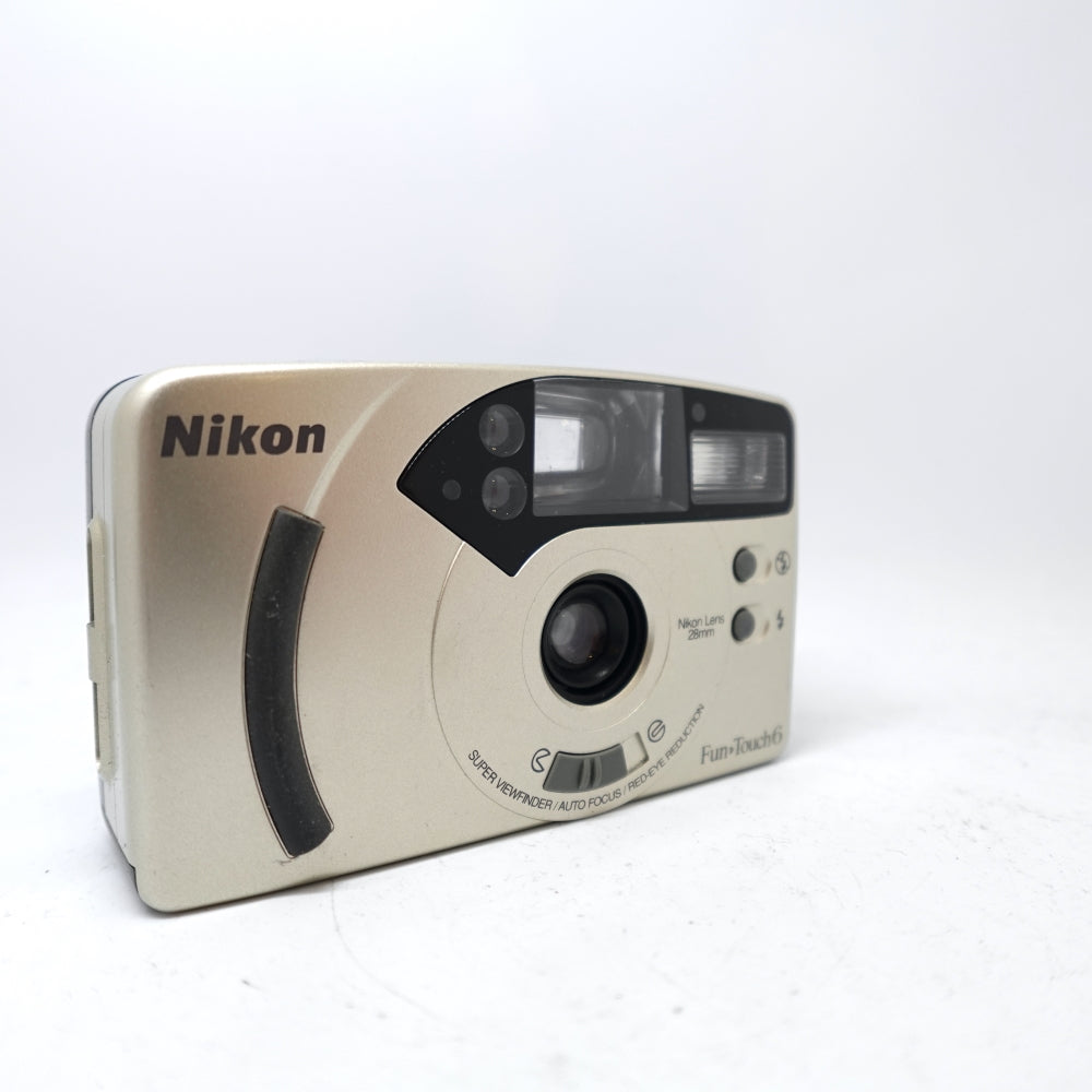 Used Nikon Fun Touch 6 35mm Point and Shoot | Silver | U8+
