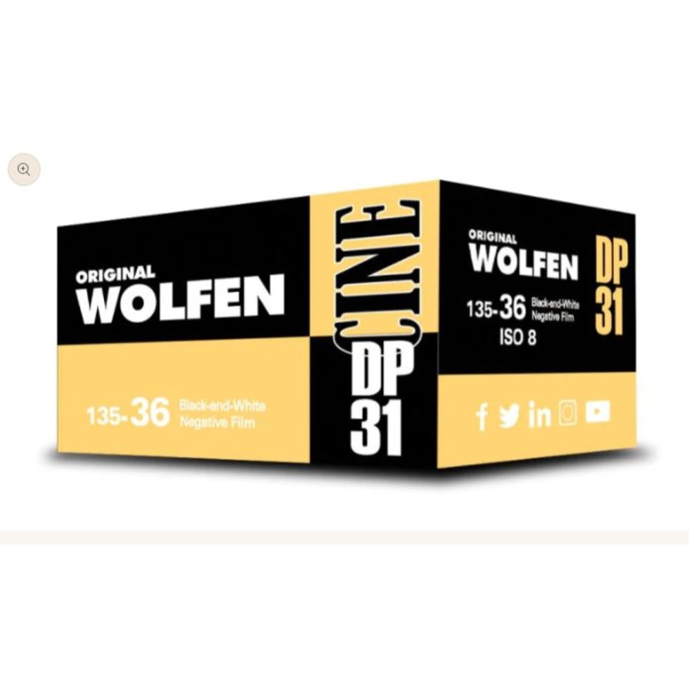 Wolfen DP31 Black and White Film | 35mm Roll Film, 36 Exposures