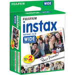 FUJIFILM Instax Wide 300 Instant Film Camera | Toffee Bundled with Wide Instant Film | 40 Exposures + Camera Case + 4 x AA Batteries + Cleaning Cloth (5 Items)