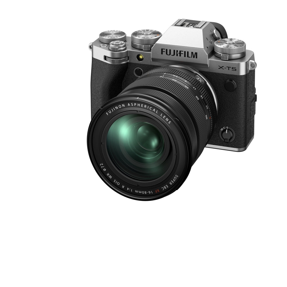 FUJIFILM X-T5 Mirrorless Camera with 16-80mm Lens | Silver