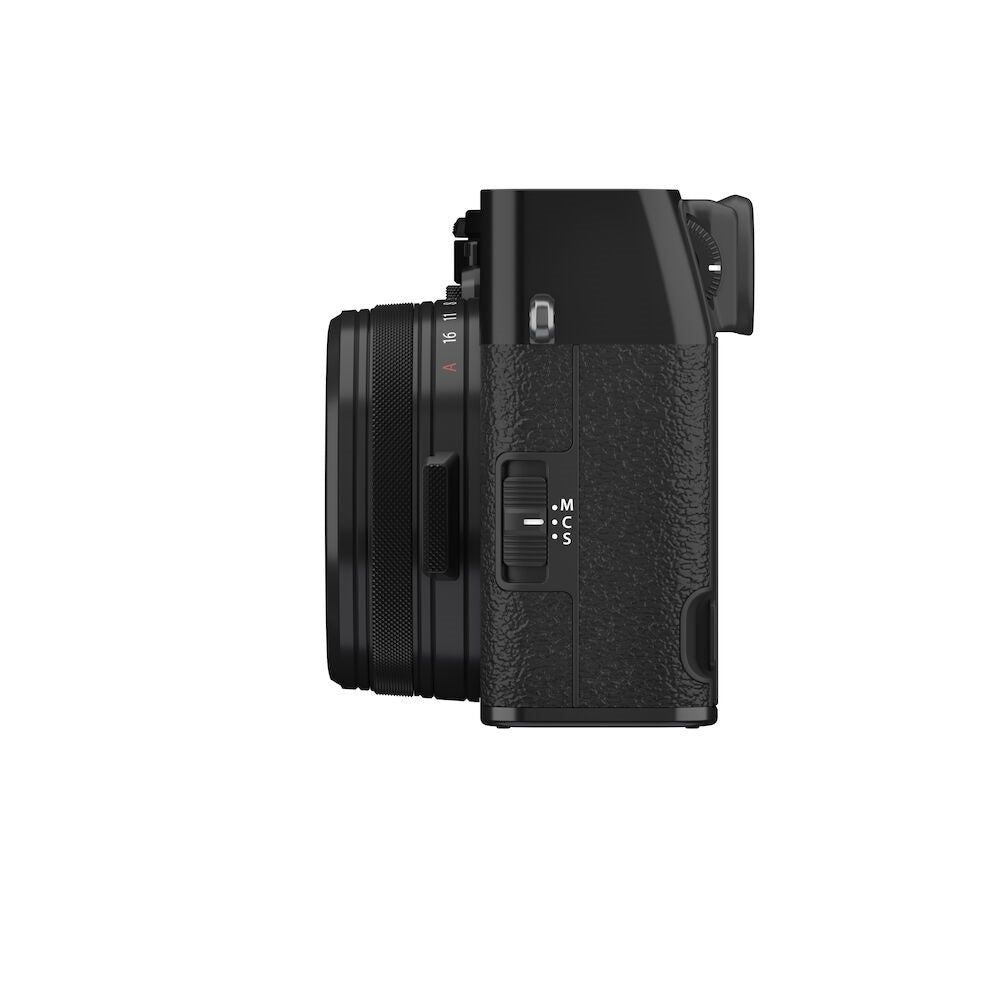 FUJIFILM X100VI Digital Camera | Black Bundled with 64GB Memory Card + iT30Pro F TTL Mini Flash + Cleaning Kit - Blower, Lens Pen, Brush & Case + Cloth (5 Items)