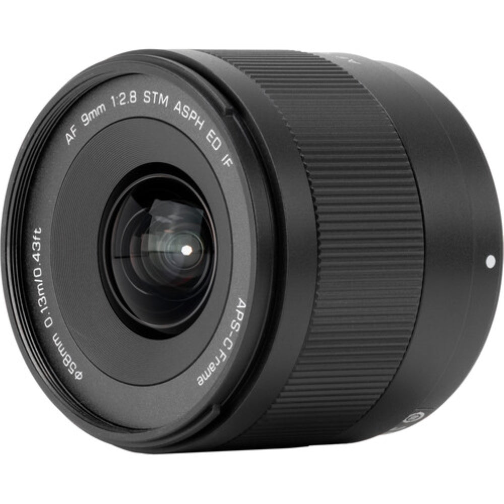Viltrox AF 9mm f/2.8 Air E Lens Compatible with Sony E Mount Bundle with UV Filter + Lens Cap Keeper + Cleaning Kit + Cleaning Cloth (5 Items)