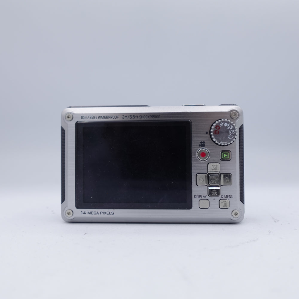 Used Panasonic Lumix DMC-TS2 Digital Point and Shoot Camera | Silver | U8