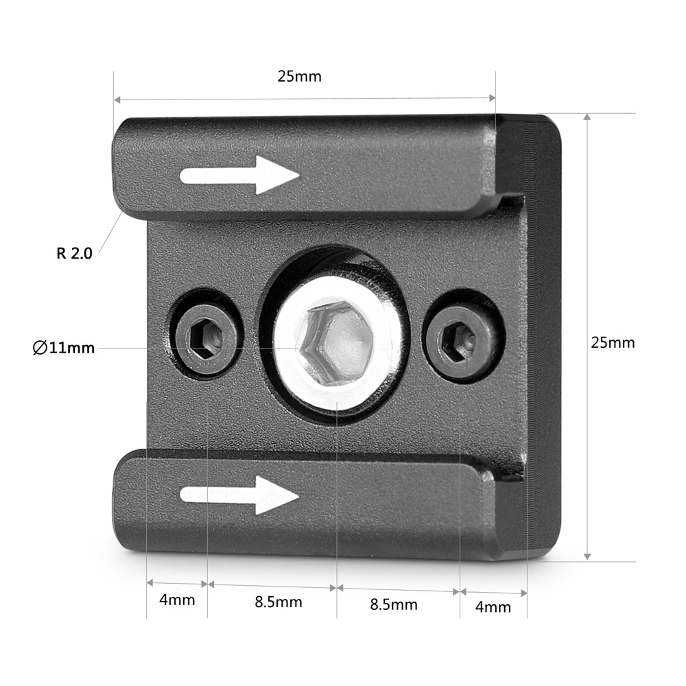 SmallRig Cold Shoe 2-Pack