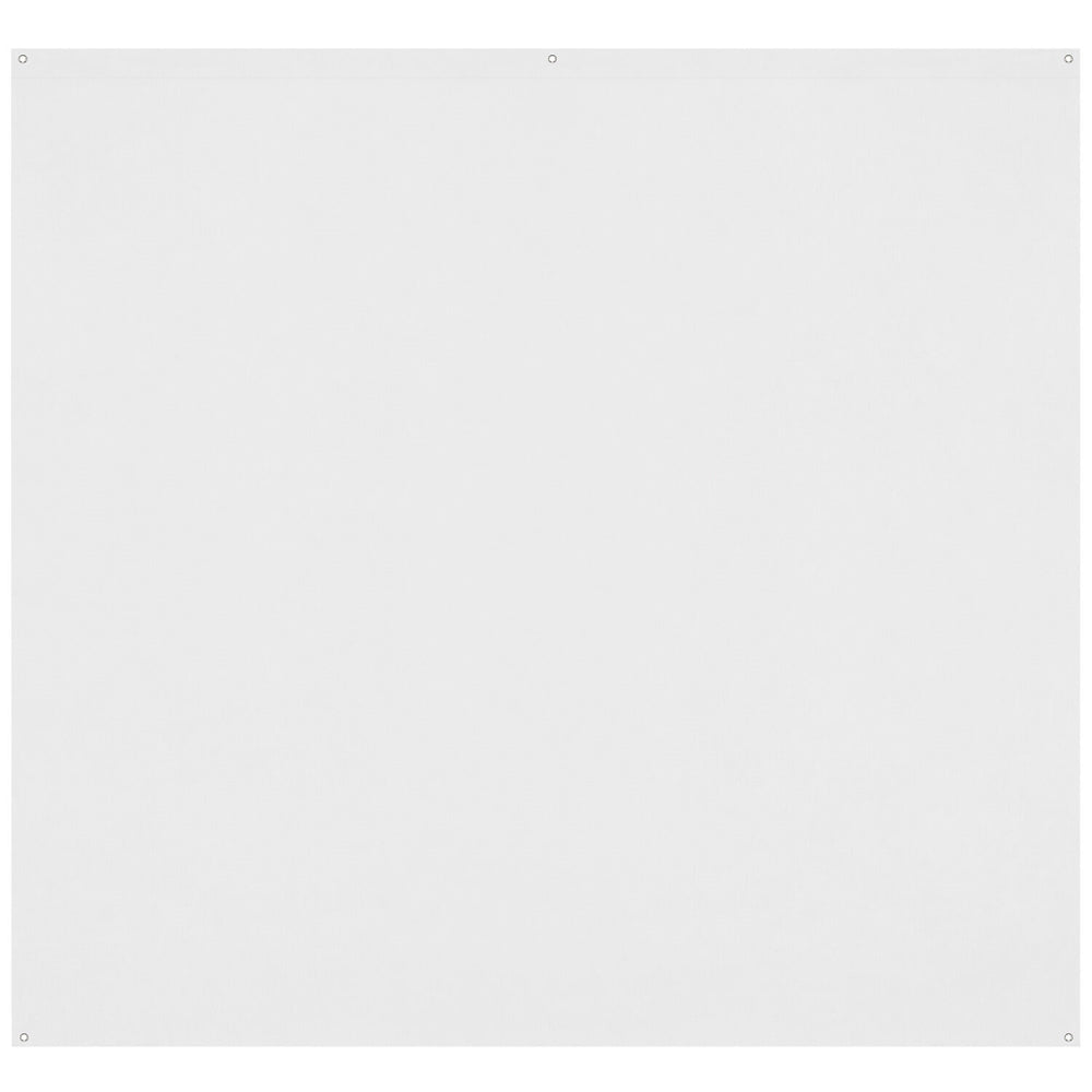 Westcott X-Drop Fabric Backdrop | High-Key White, 8 x 8'