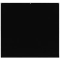 Westcott X-Drop Pro Wrinkle-Resistant Backdrop | Rich Black, 8 x 8'