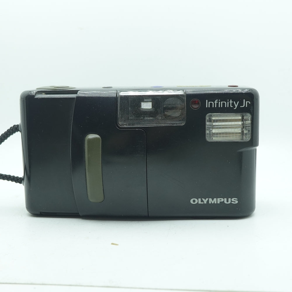 Used Olympus Infinity Jr 35mm Point and Shoot Camera | Black | U8+