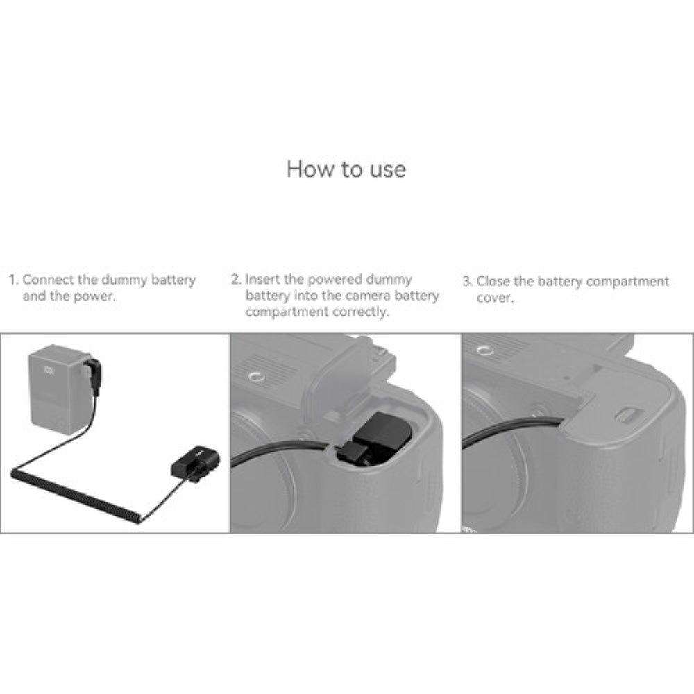 SmallRig D-Tap to Canon LP-E6NH Dummy Battery Power Cable