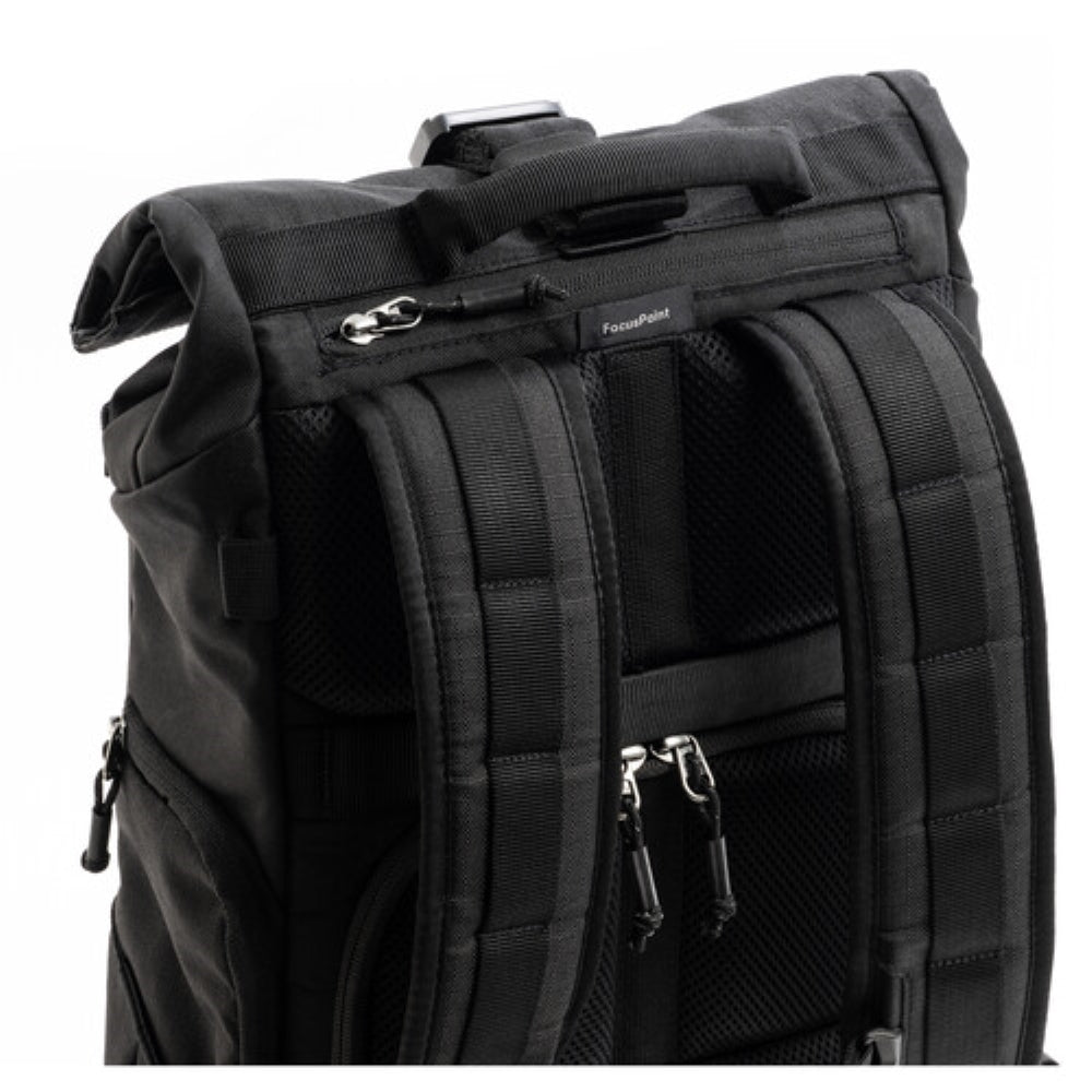 Think Tank Photo FocusPoint Rolltop Camera Backpack | Asphalt Black, 30 L