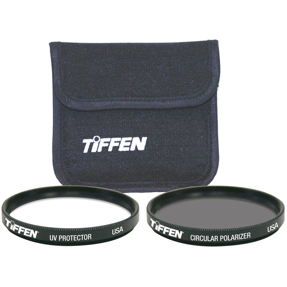 Sigma 24-70mm f/2.8 DG DN II Art Lens for Sony E-Mount Bundle with Tiffen 82mm Twin Filter Kit (UV & CPL) with Pouch + Deluxe Cleaning Kit - Dust Blower, Brush, Lens Pen, Cap Keeper + Microfiber Cloth