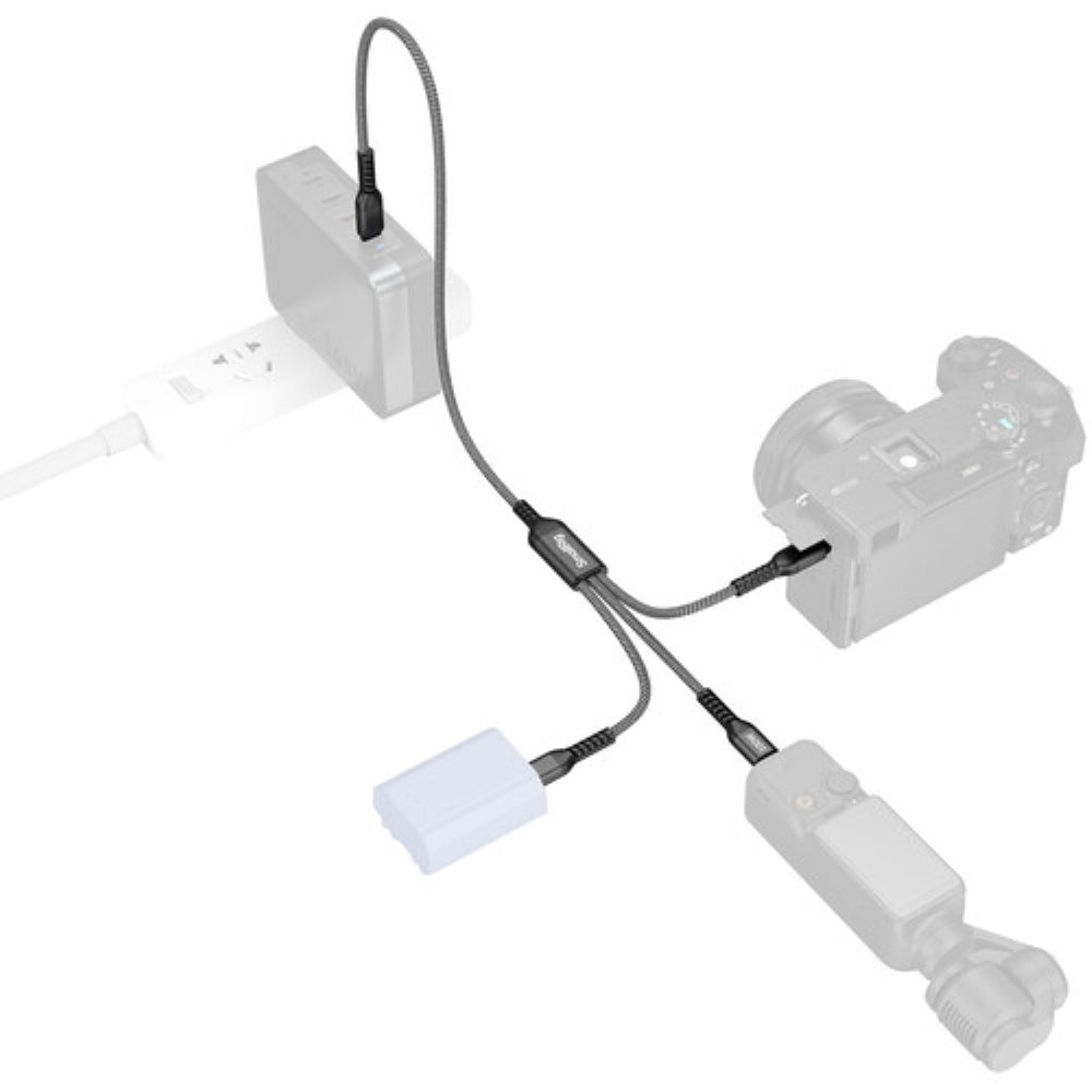 SmallRig 3-in-1 USB-C Power Cable | 3.9'