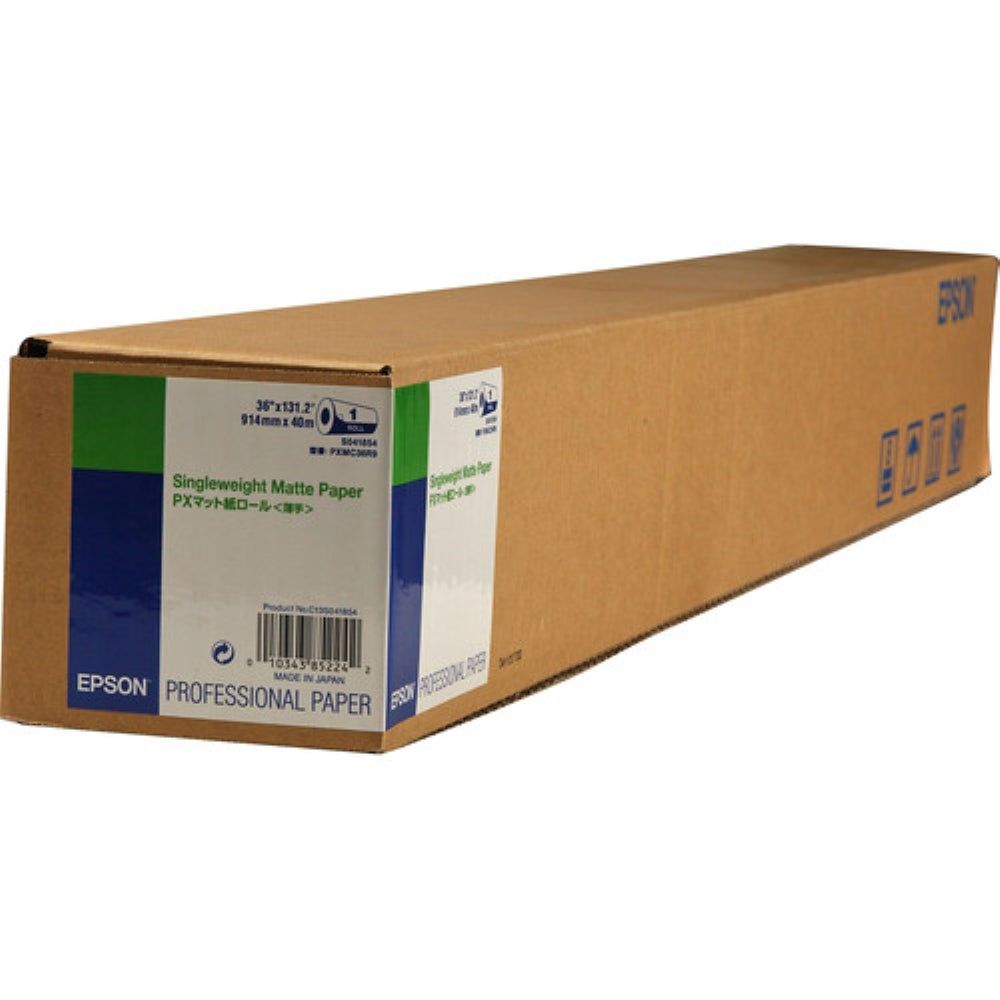 Epson Singleweight Matte Inkjet Paper | 36" x 131.7' Roll