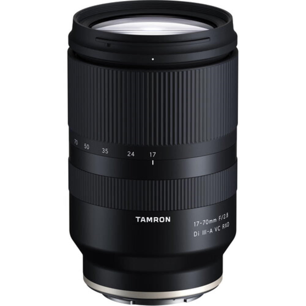 Tamron 17-70mm f/2.8 Di III-A VC RXD Lens Compatible with E Mount (APS-C) Bundle with Tiffen Filter Set + Lens Cap Keeper + Cleaning Kit + Cleaning Cloth (5 Items)