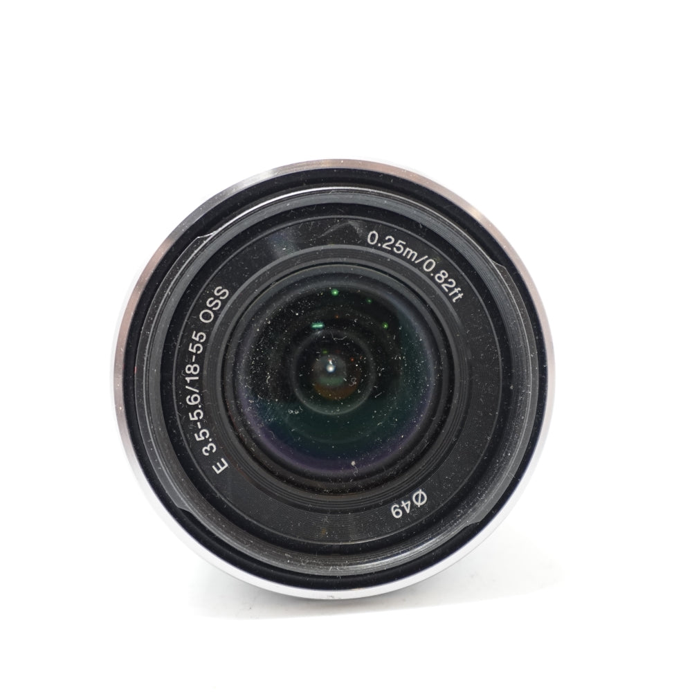 Used Sony 18-55mm f/3.5-5.6 OSS E-Mount Mirrorless Lens | Silver | U9
