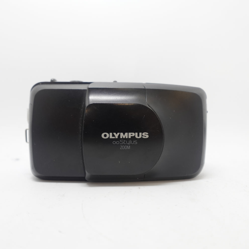 Used Olympus Infinity Stylus Zoom 35mm Point and Shoot Camera | Black | U7