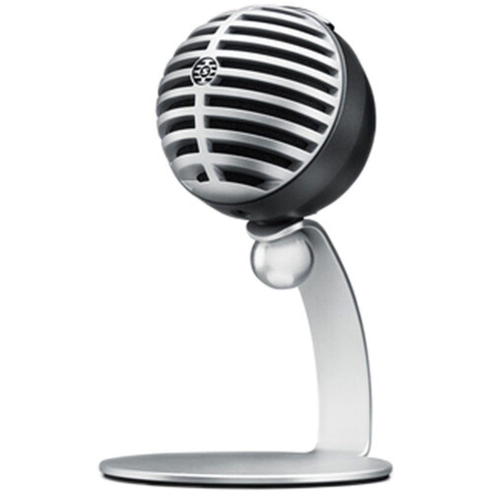 Shure MOTIV MV5 Cardioid USB/Lightning Microphone for Computers and iOS Devices | New Packaging, Gray/Black Foam