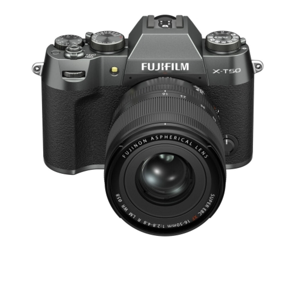 FUJIFILM X-T50 Mirrorless Camera with XF 16-50mm f/2.8-4.8 Lens | Charcoal