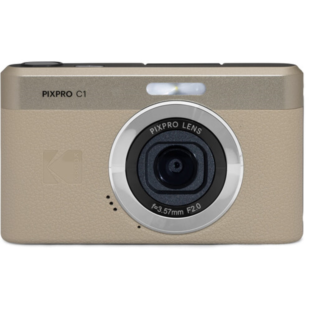 Kodak PIXPRO C1 Compact Digital Camera | Tan