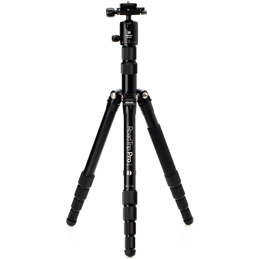 Benro MeFOTO RoadTrip Pro Aluminum Series 1 Travel Tripod with Ball Head and Monopod | Black