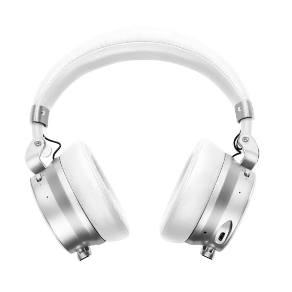 Meters OV-1-B-Connect Over-Ear Active Noise Canceling Bluetooth Headphones | White