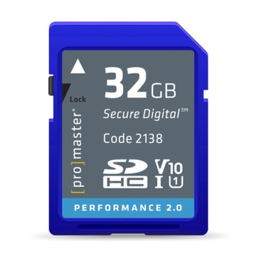 Promaster SDHC 32GB Performance 2.0 Memory Card